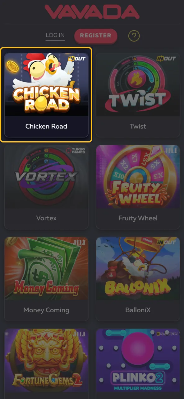 Access Chicken Road by signing into the Vavada mobile app.