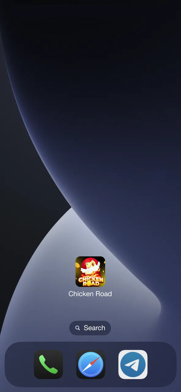 Open Parimatch mobile app to start Chicken Road gameplay.