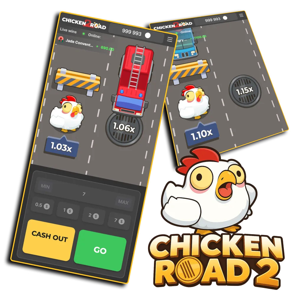 Chicken Road 2.0 game with massive multipliers and crash mechanics.