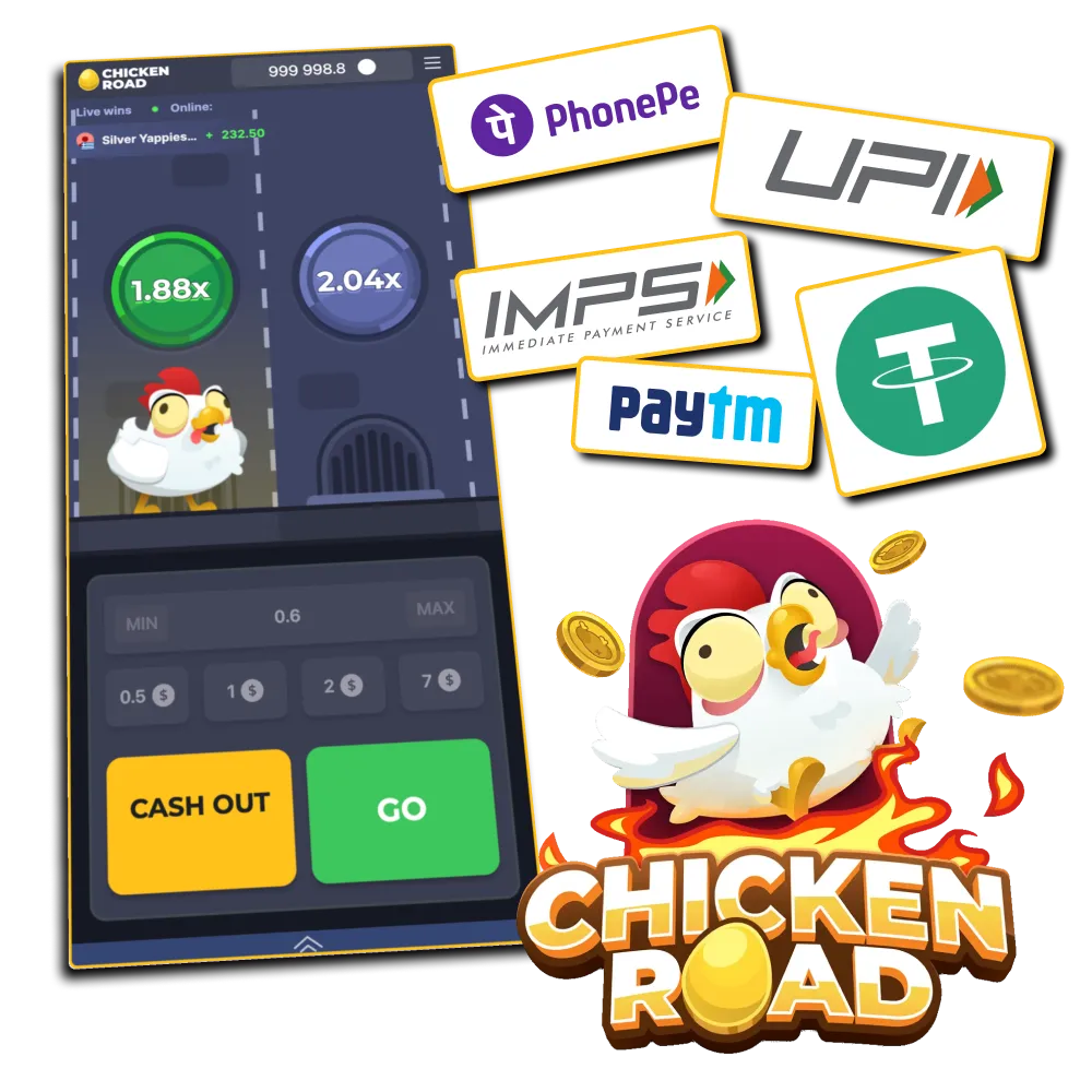 Add funds to play Chicken Road at Indian casinos.