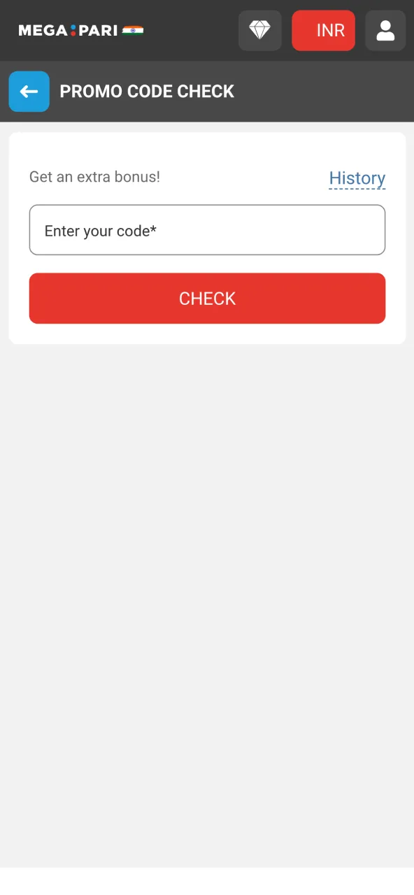 Open Promotions at Megapari to redeem Chicken Road game offers.