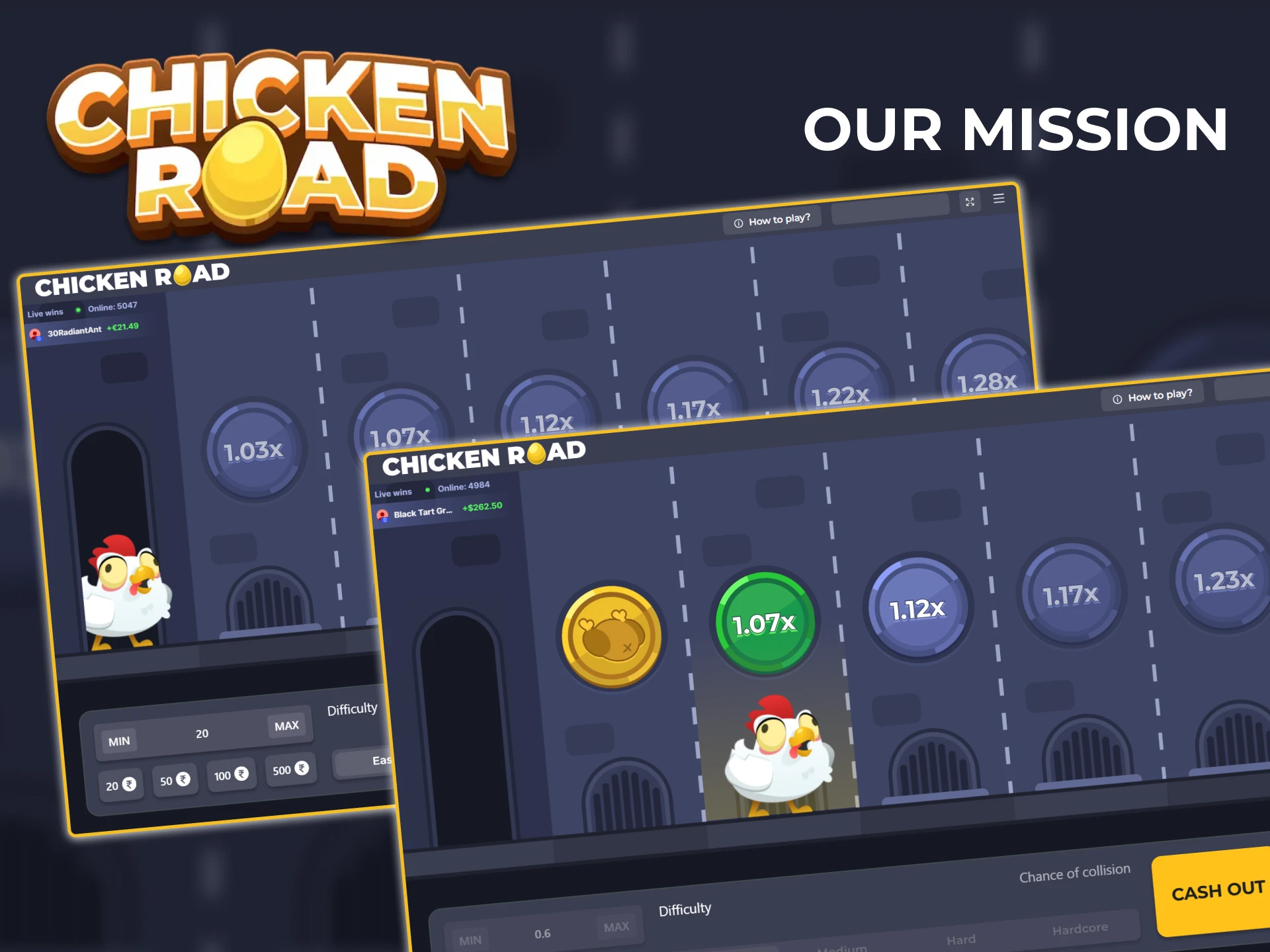 Learn about the mission of this Chicken Road website.