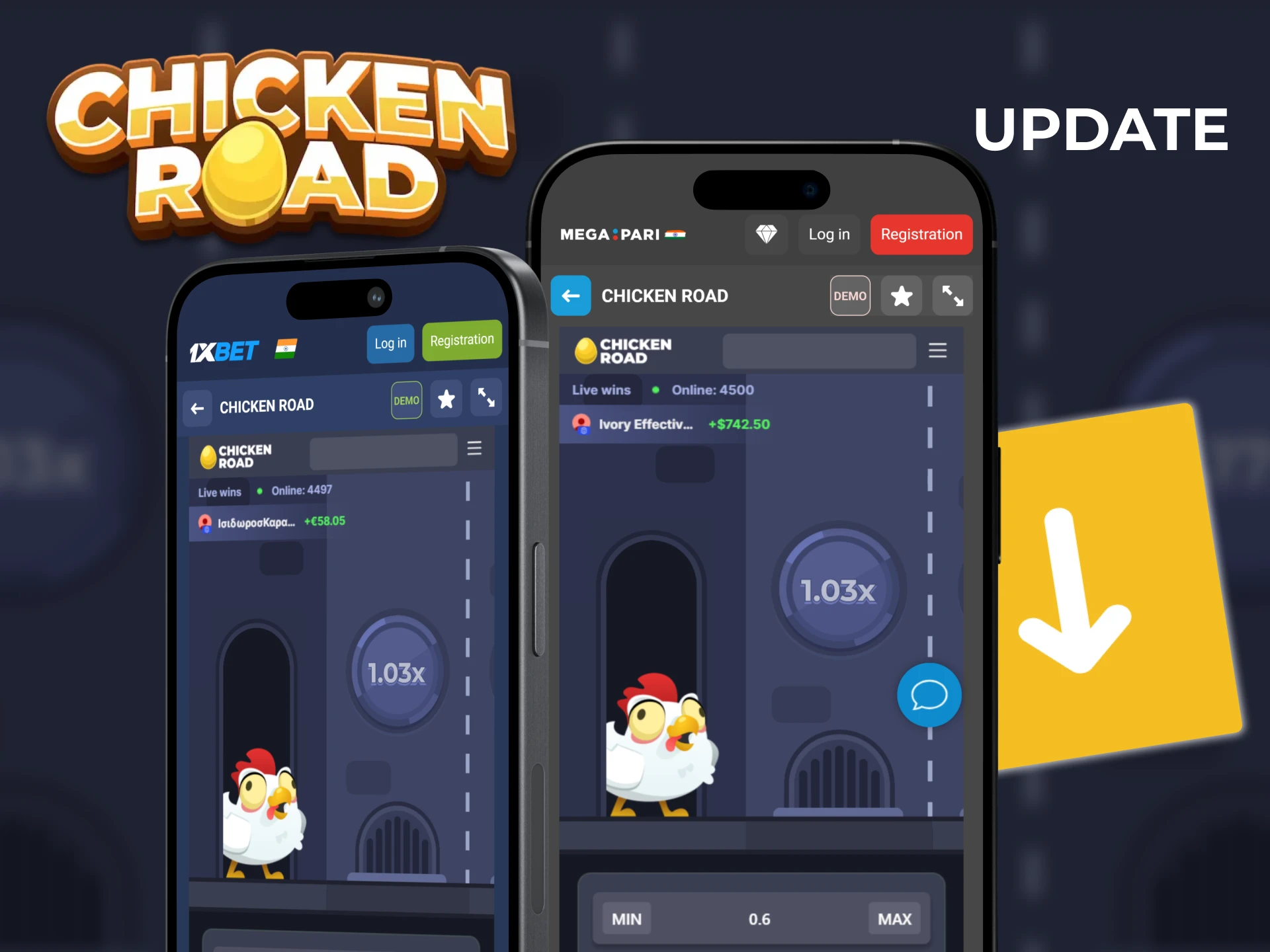 Learn how to update your casino app so you can play Chicken Road without any problems.