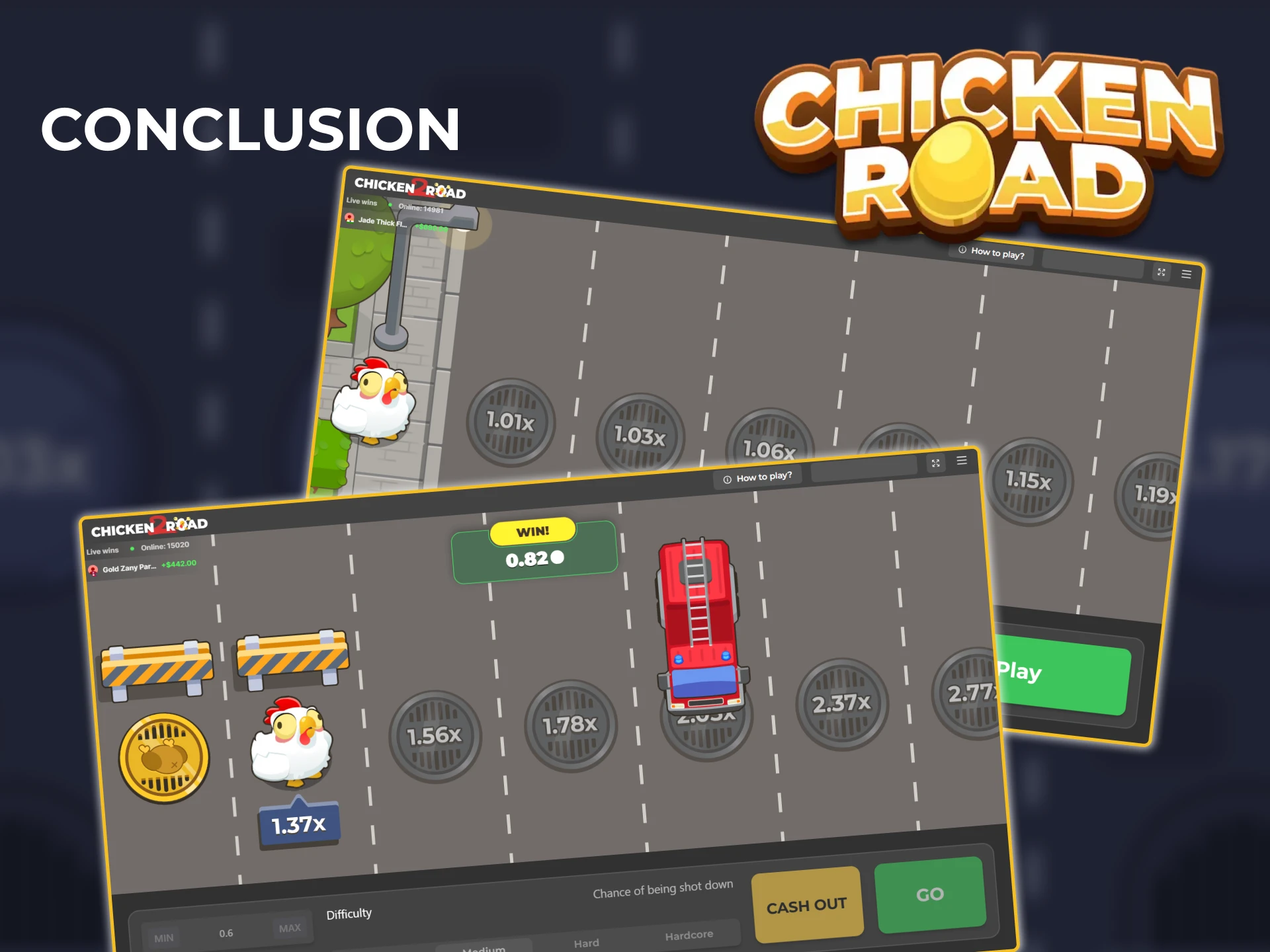 If you want to play something new, try Chicken Road 2.
