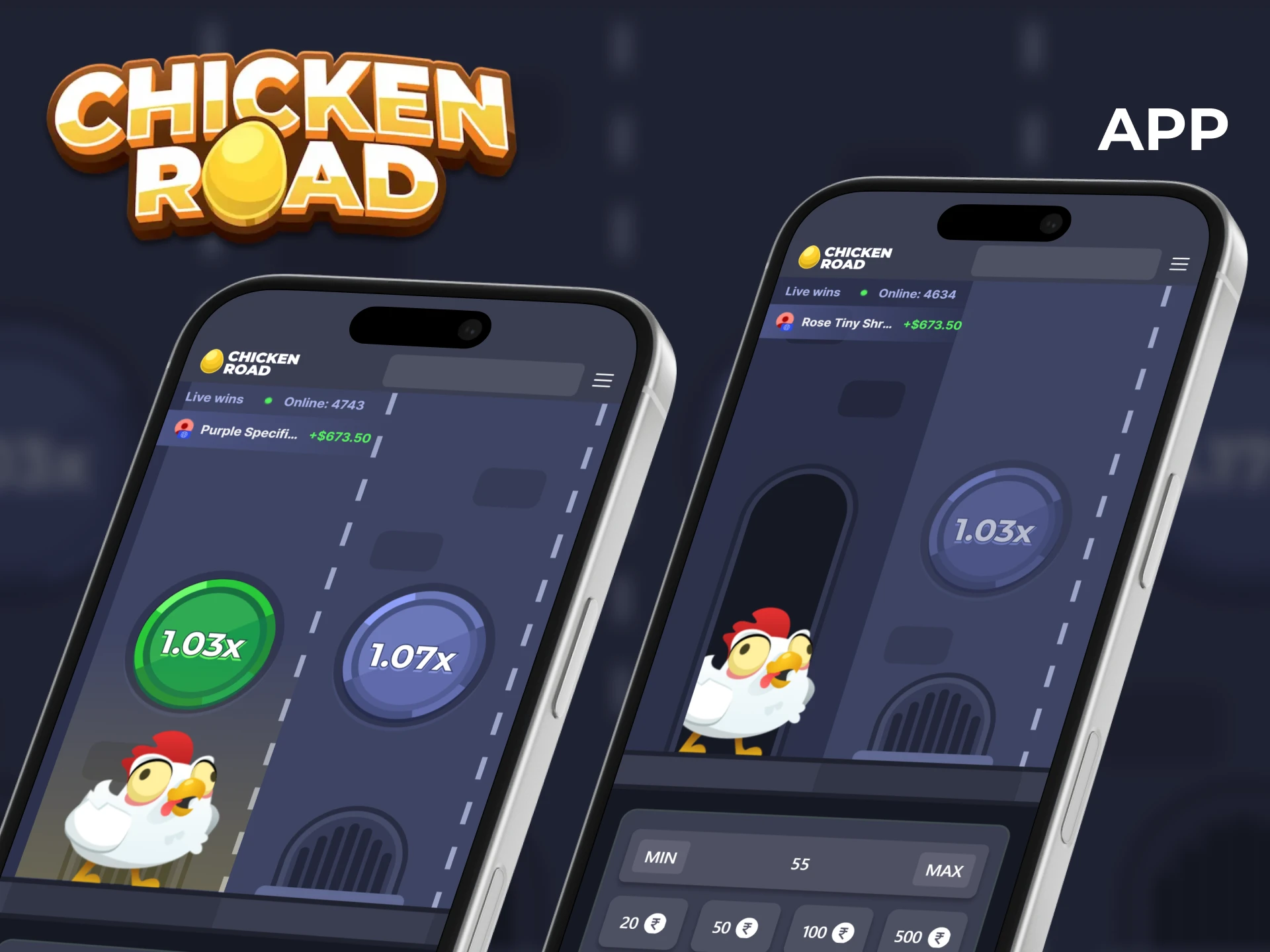 Download and install the casino app to play Chicken Road on your device.