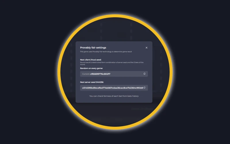 The Chicken Road game uses a provably fair system.