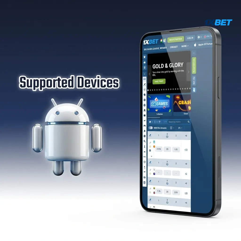 List of compatible Apple devices for 1xbet PWA including iPhone models SE through 15 and various iPad models