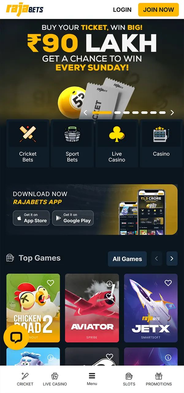 Visit Rajabets to play Chicken Road.