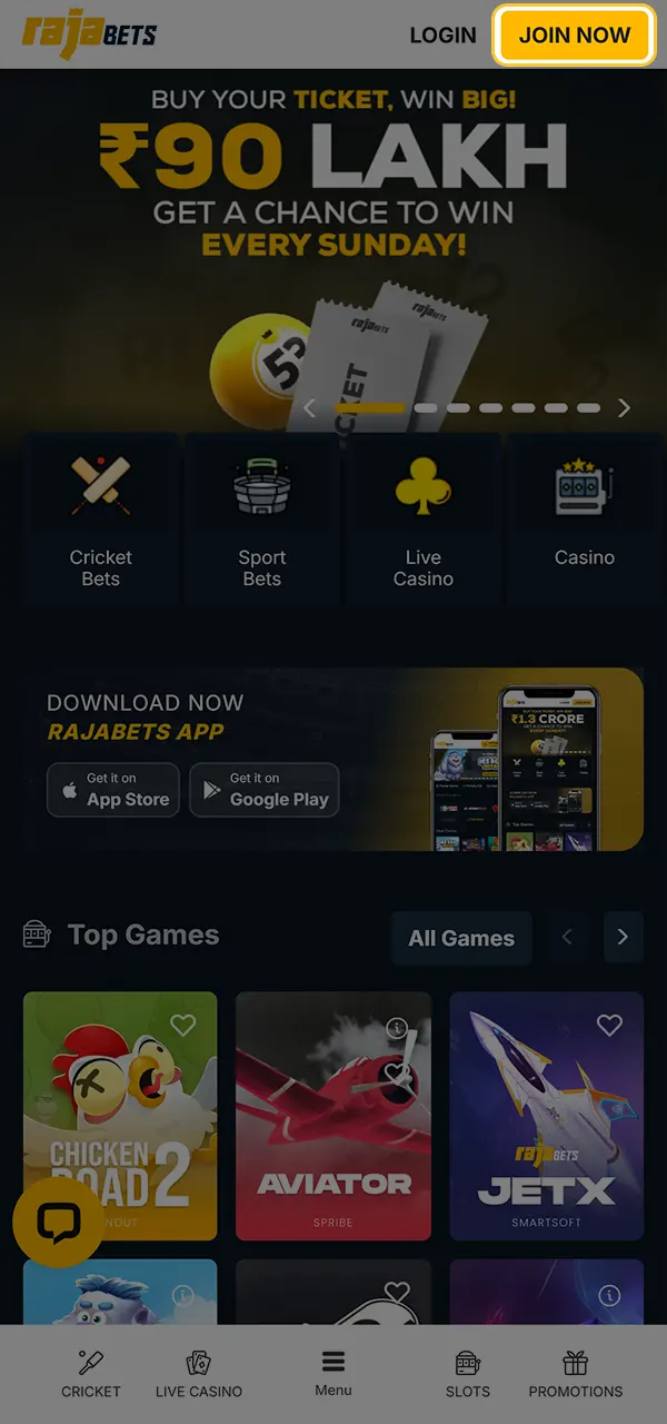 Join Rajabets and discover the Chicken Road game.