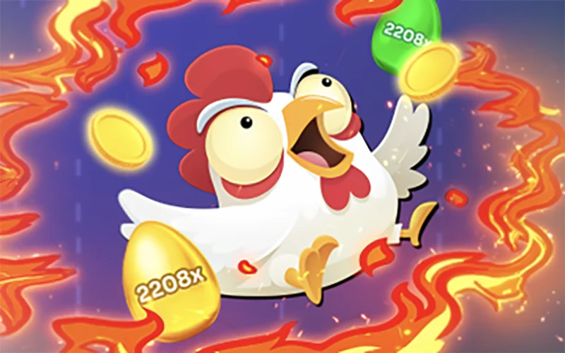 Get the highest odds in the Chicken Roller game.